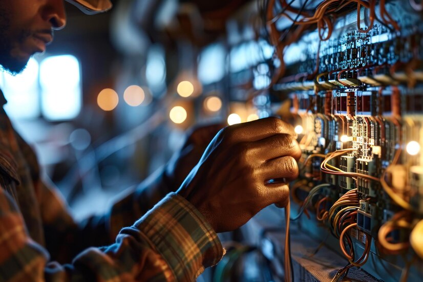 technician-working-complex-computer-hardware safety-products-bbcelectricinc